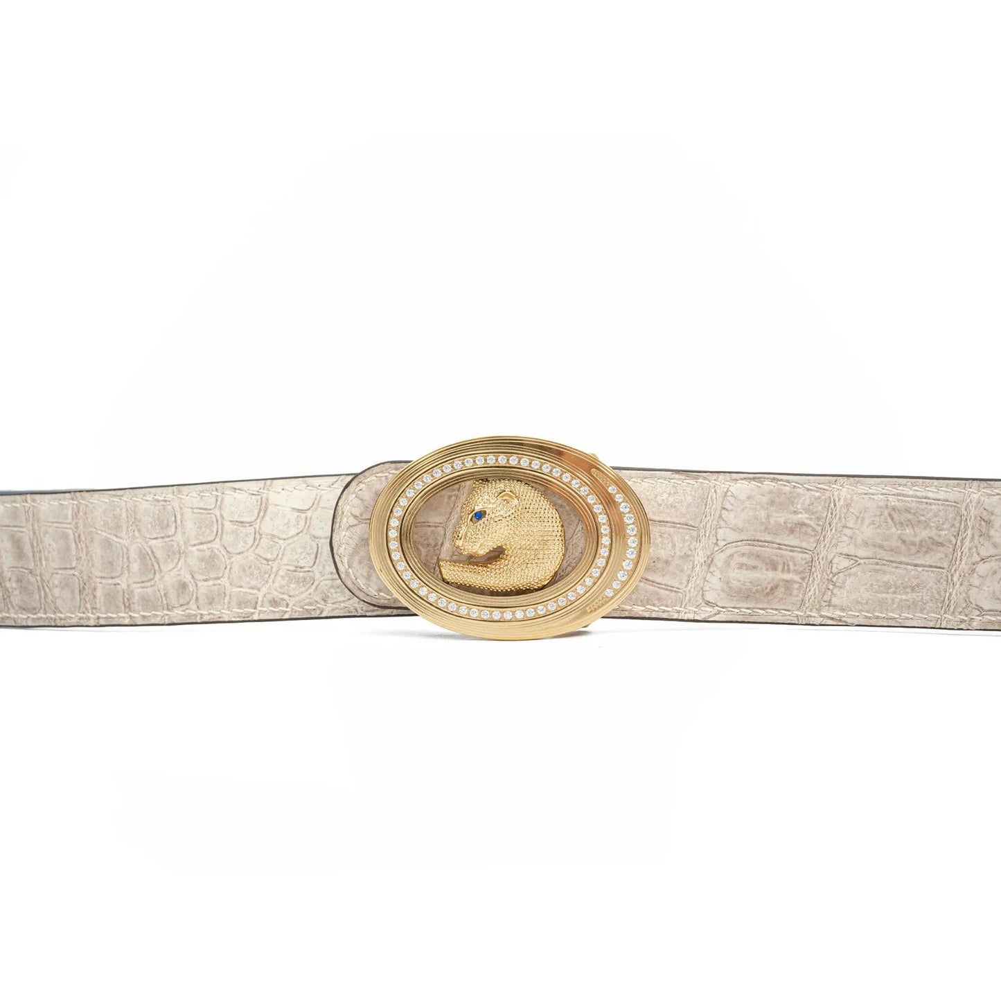 Handcrafted Alligator Leather Belts DVG366