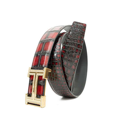 Handcrafted Alligator Leather Belts DVG66