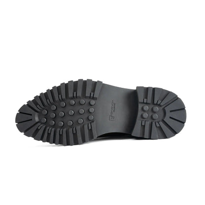 Handmade Chunky - sole Brogue Shoes Brown