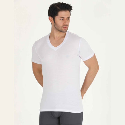 Men's Bamboo V-Neck Undershirt (3 Pack)