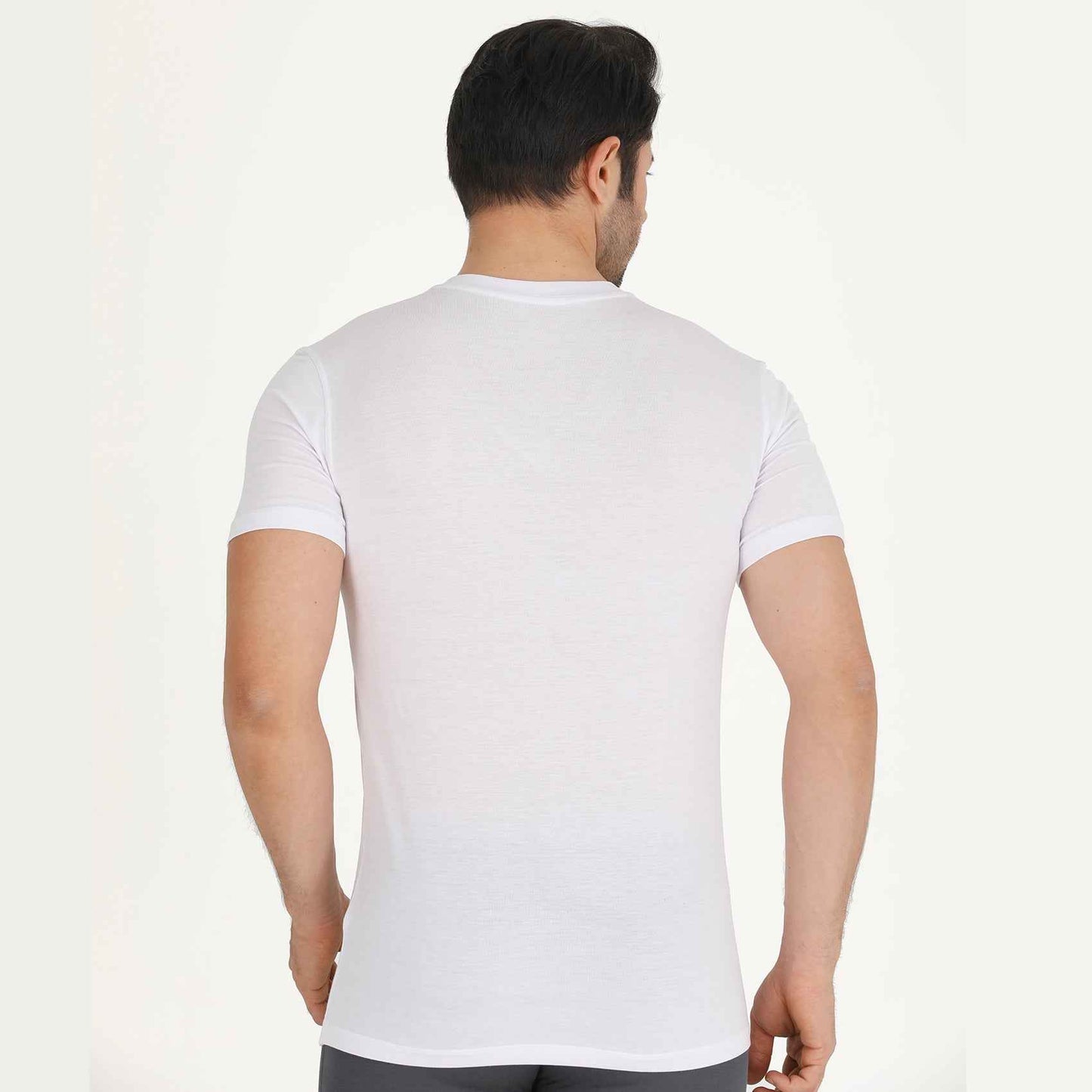 Men's Bamboo V-Neck Undershirt (3 Pack)