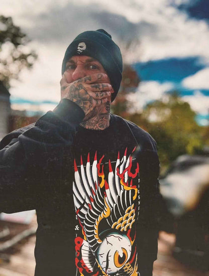 Eagle Eye Sweatshirt | Ghost & Darkness Streetwear