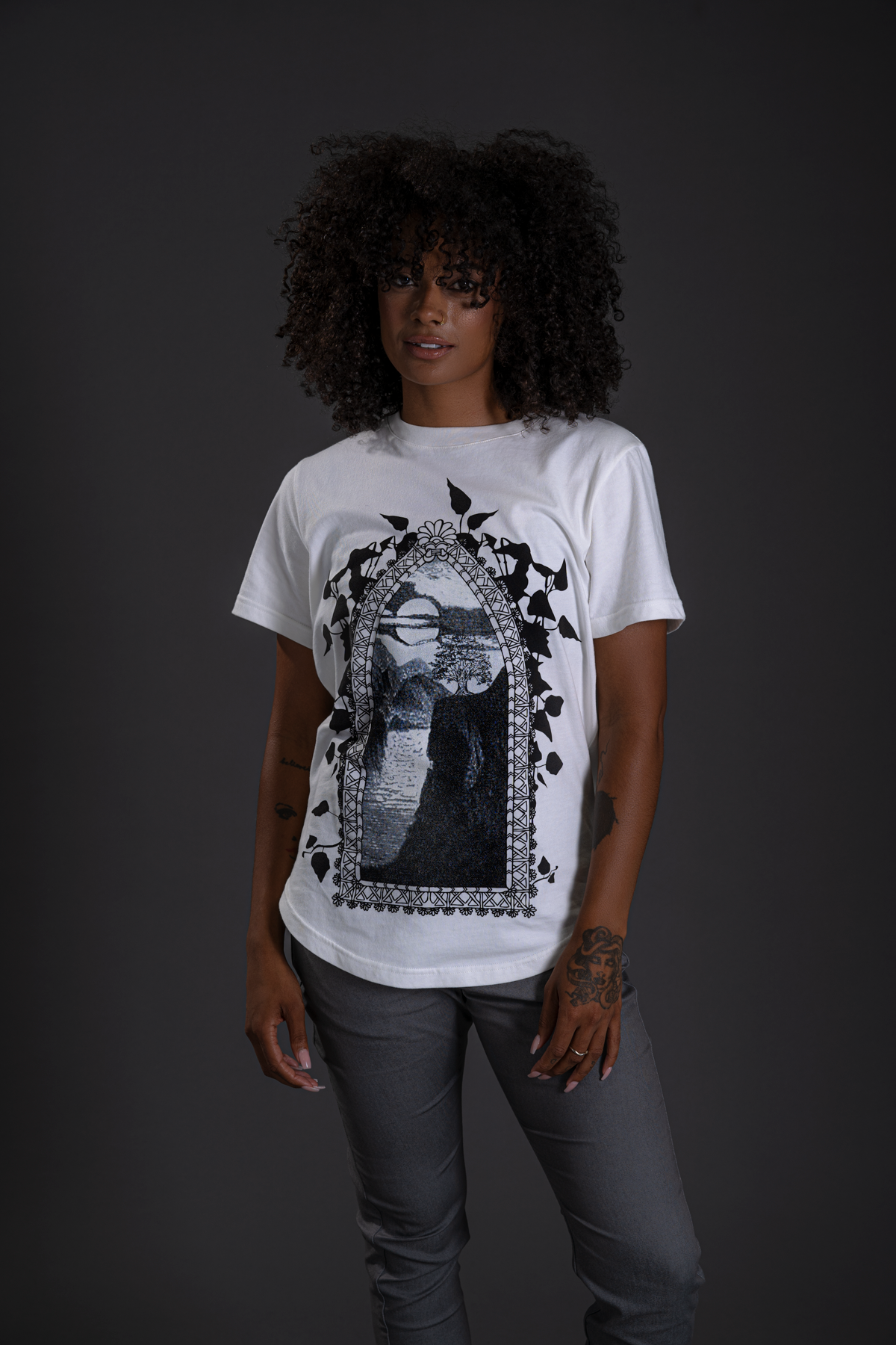 Through the Looking Glass Tee - Salt