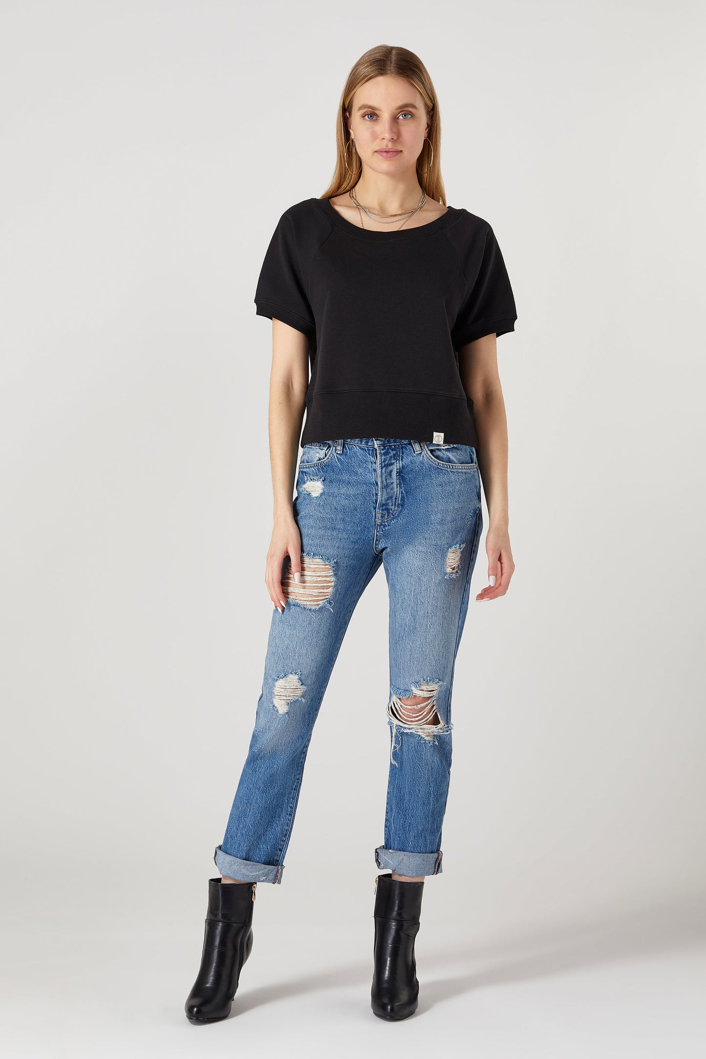 Tori Short Sleeve Sweatshirt