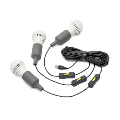 3 LED Light Bulb String - Lolomo!