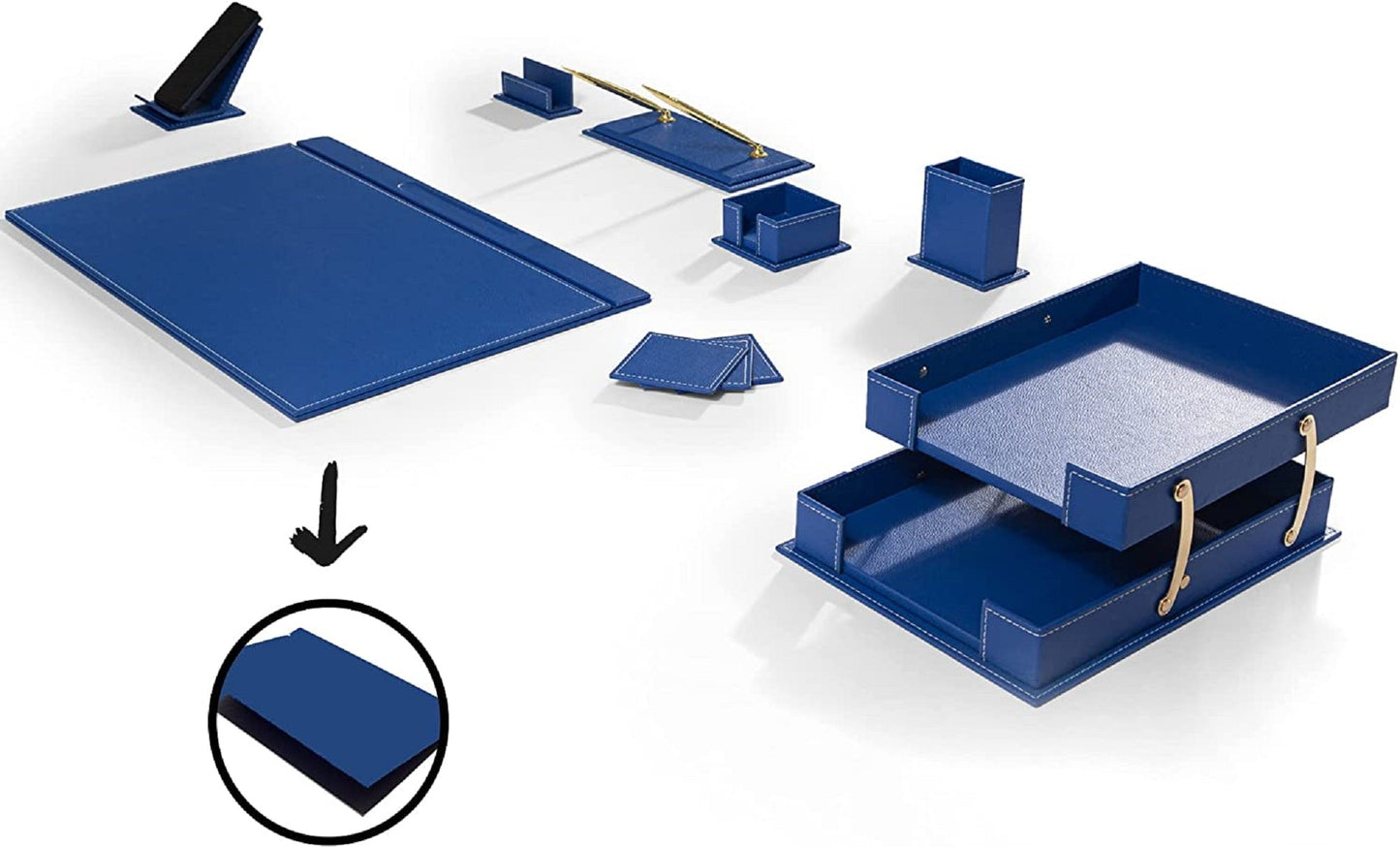 MOOG Classic Desk Organizer - Cream- 12 PCS