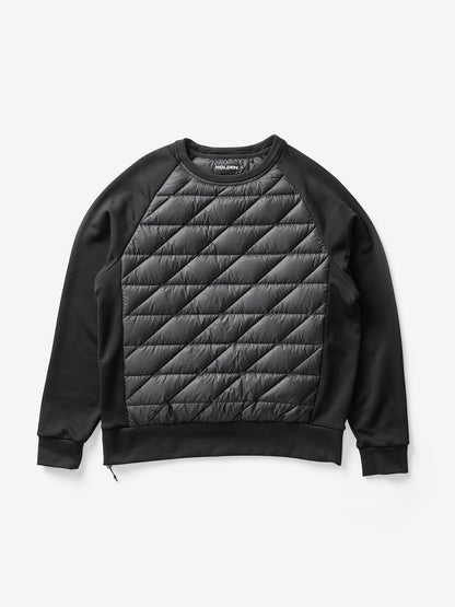 Down Crew Sweater - Black