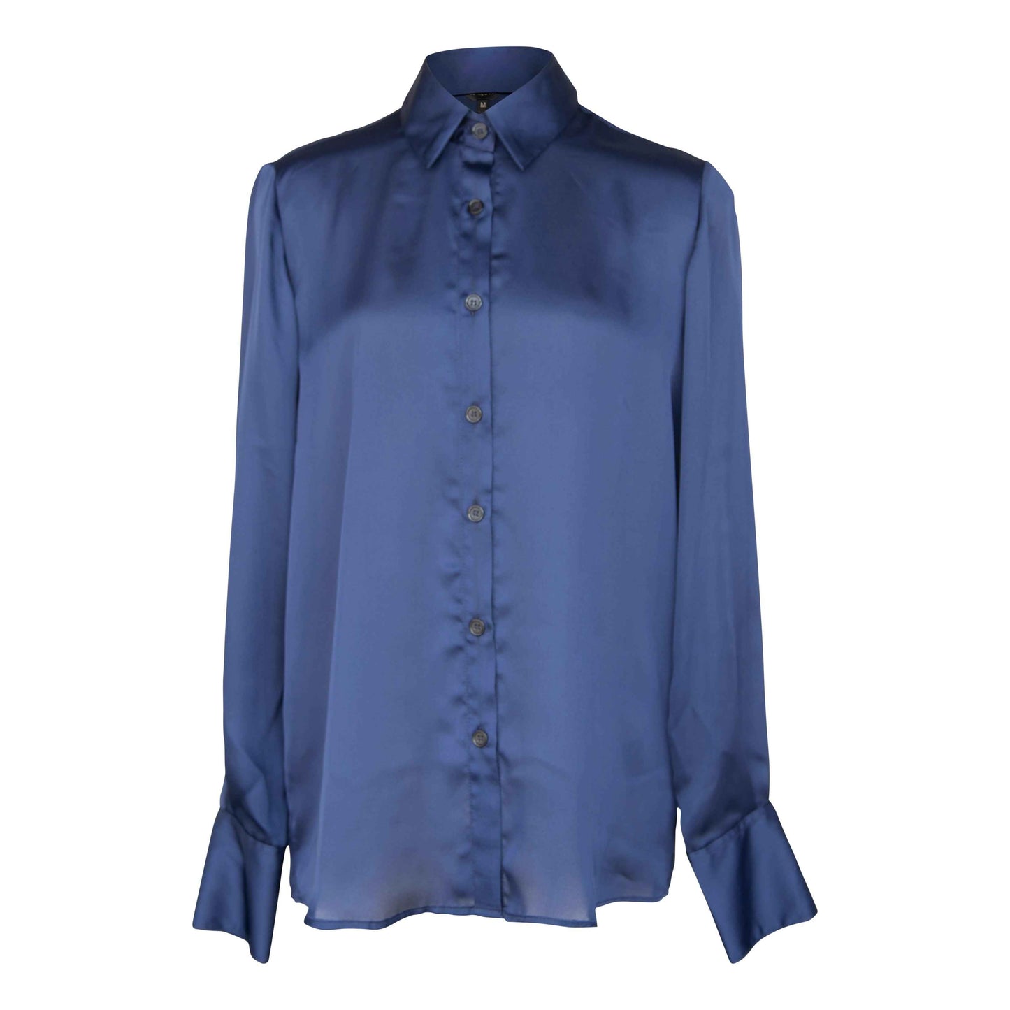 Classy Women Silk Blouse in Royal Blue – Elegant Silk Top