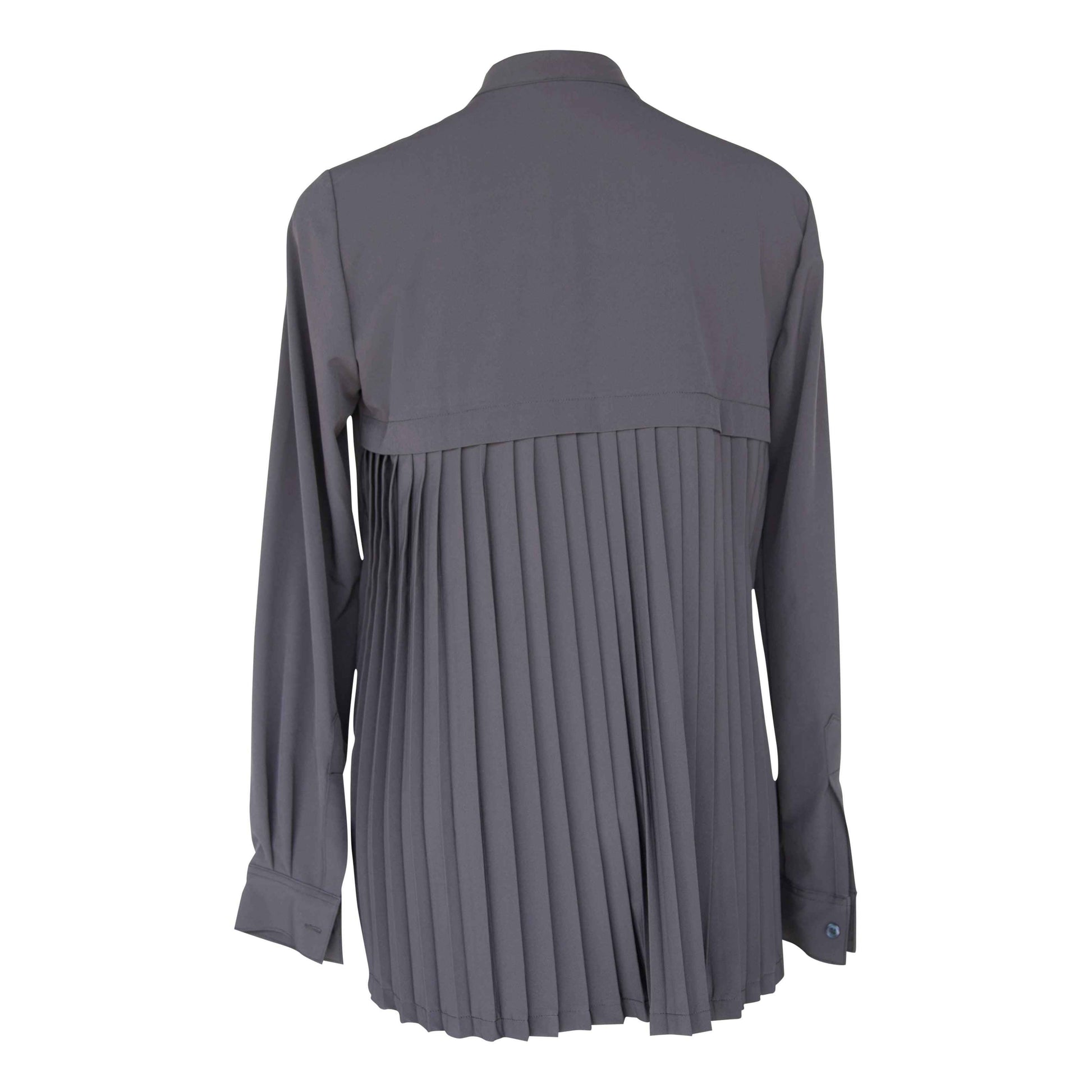 Stylish Pleated Blouse in Black – Women’s Elegant Top
