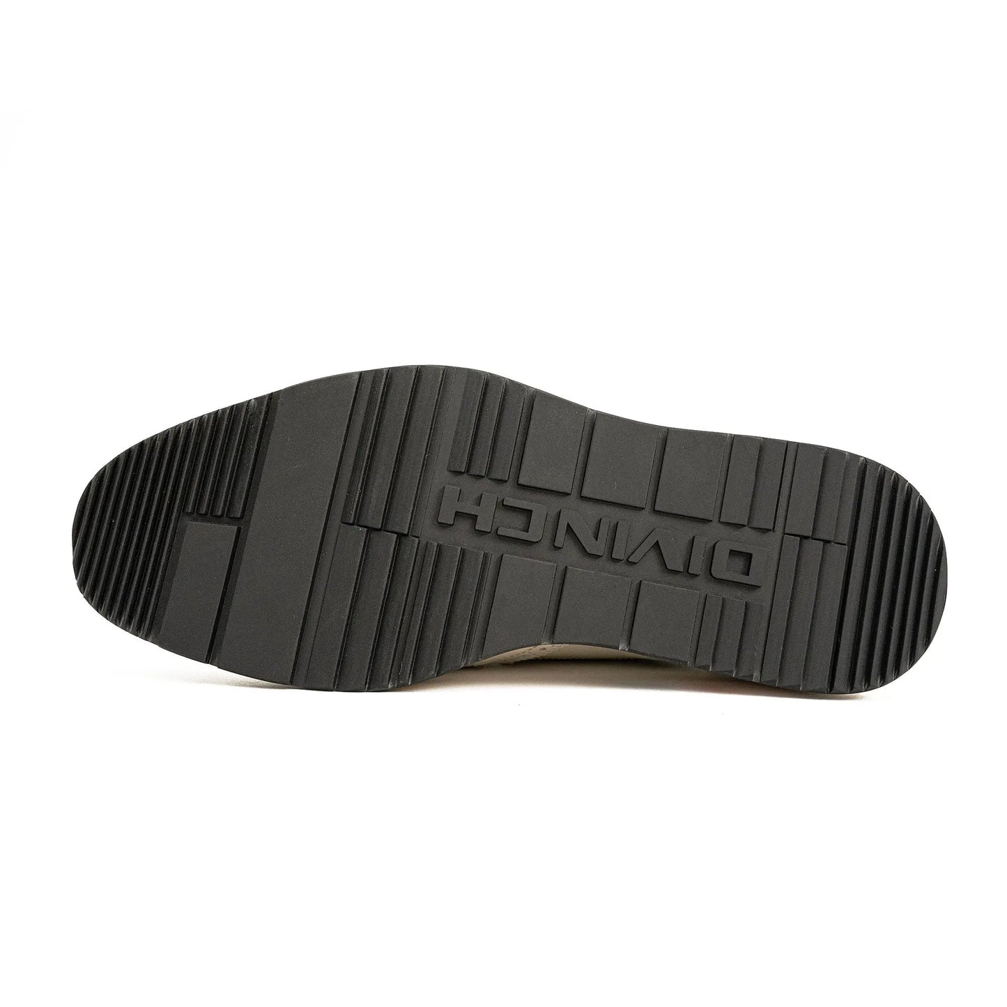 Off-White Brogues with Striped Sole