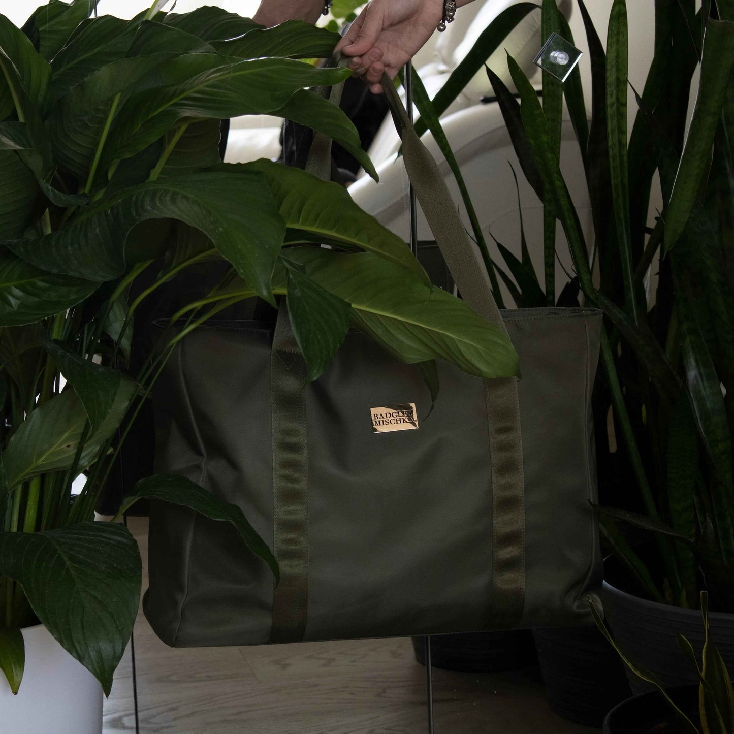 Uncomplicated Nylon Weekender Tote Bag