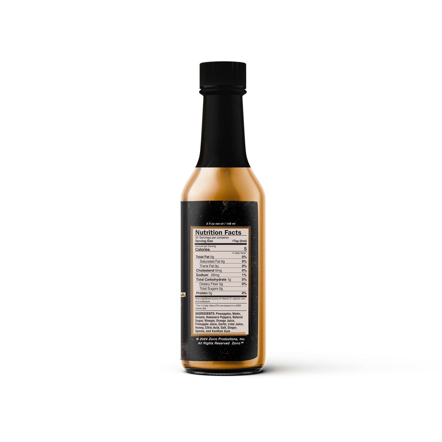 Rose of Justice : Pineapple Habanero Hot Sauce