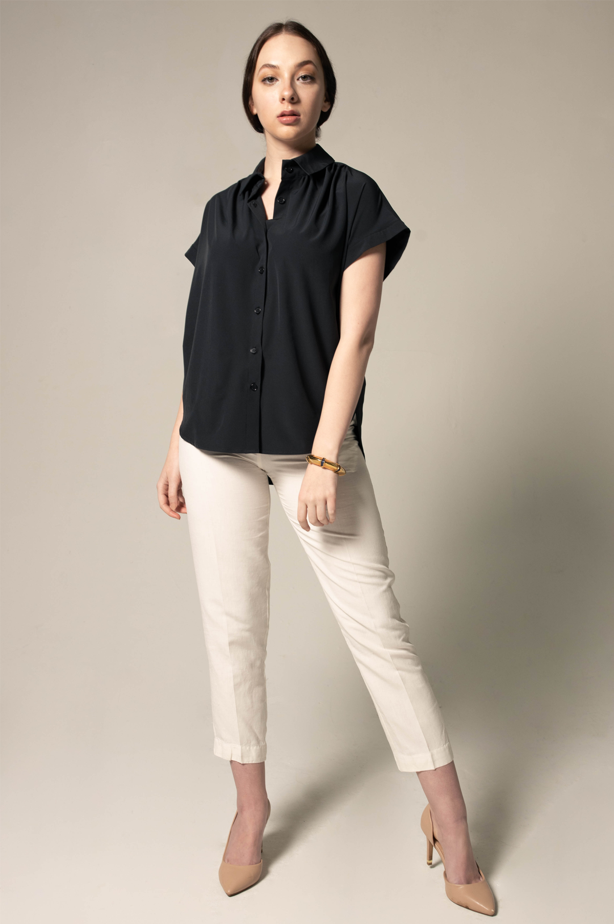 Classic Black Blouse – Elegant Women’s Top - Lolomo!