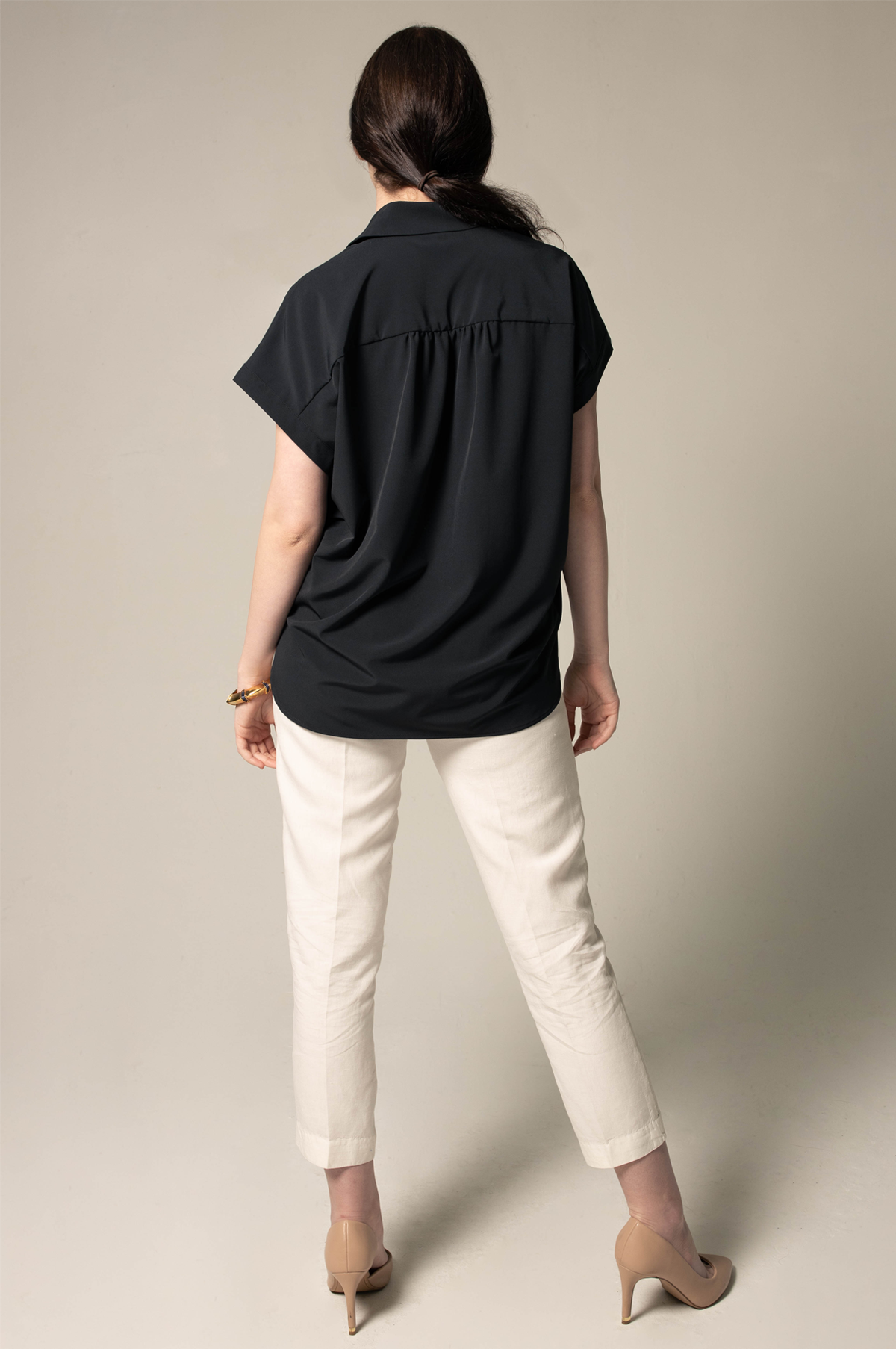 Classic Black Blouse – Elegant Women’s Top - Lolomo!