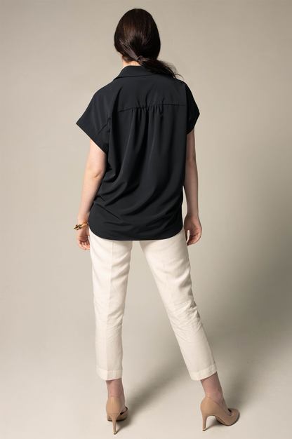 Classic Black Blouse – Elegant Women’s Top - Lolomo!