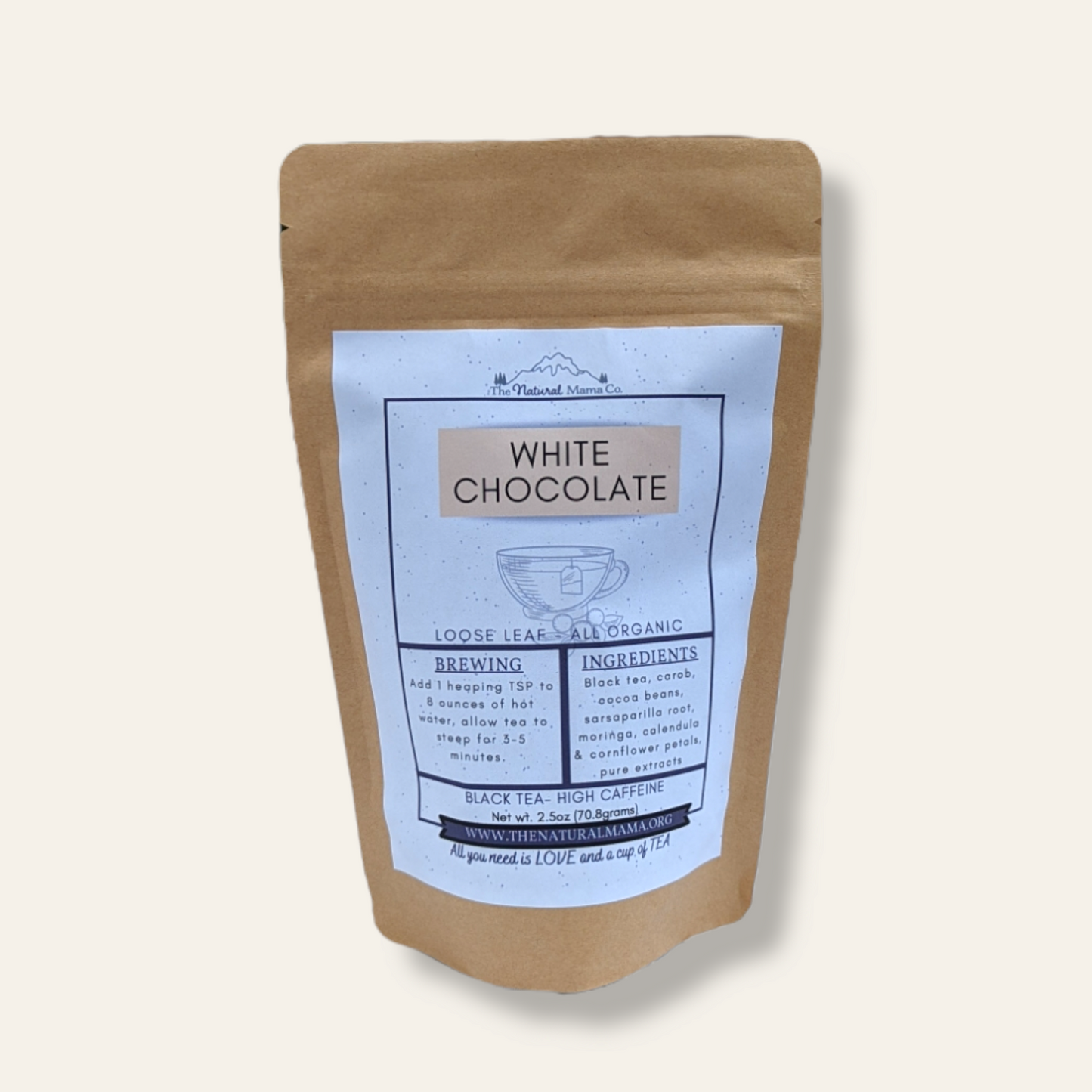 White chocolate black tea - Lolomo!