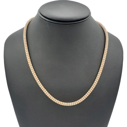 10K Gold- Ice Chain (Rose Gold)
