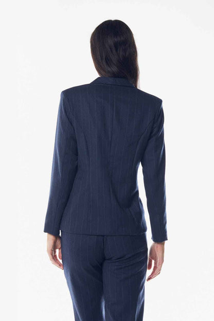 Women Classic Italian Wool Blazer – Timeless Tailored Blazer