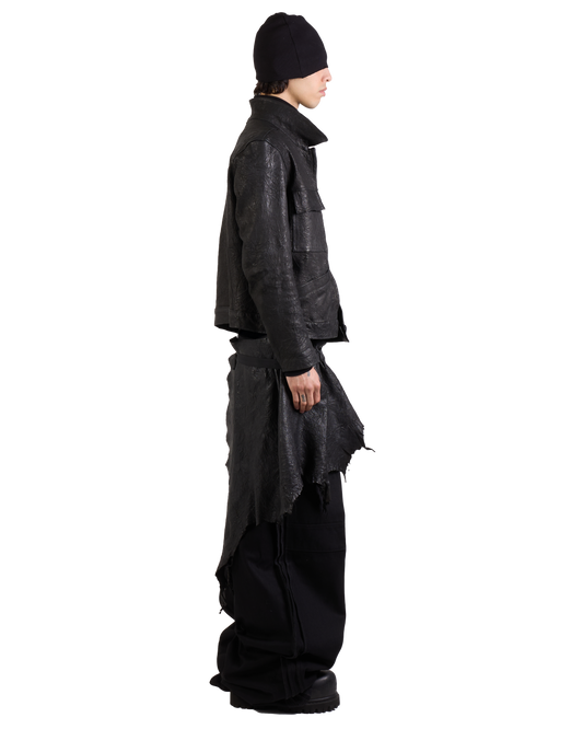 LEATHER HALF SKIRT - Lolomo!