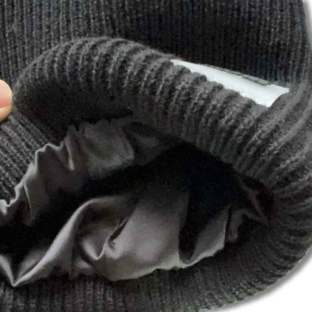 Satin Lined Bunny Beanie