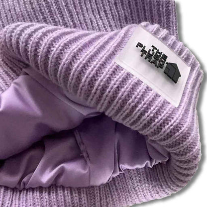 Satin Lined Bunny Beanie