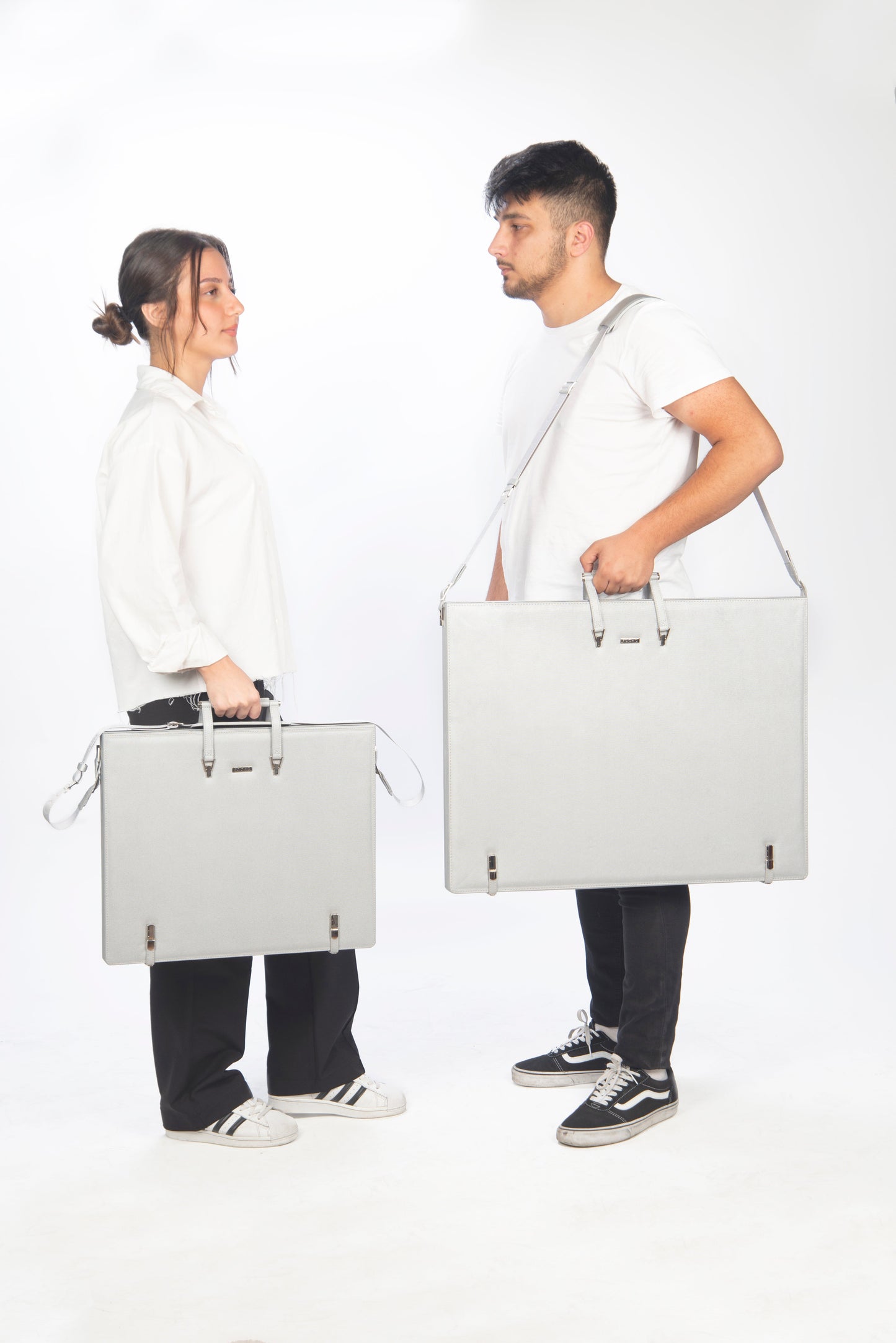 Leather Binder Leather Portfolio Gifts For Painters - Portfolio Binder- Art Supplies Organizer