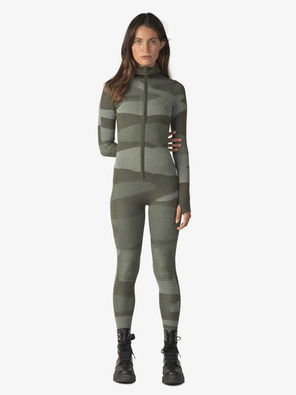 Merino Airwarm Bodysuit- Stone Green