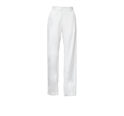 White Tailoring Slim Pants – Women’s Slim-Fit Trousers
