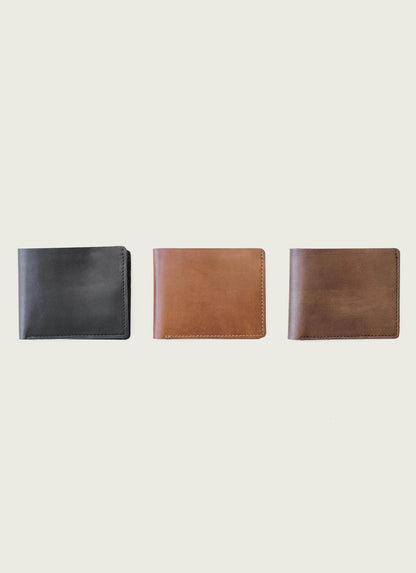 Leather Bifold Wallet - Lolomo!