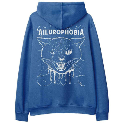 Ailurophobia Premium Cat Hoodie