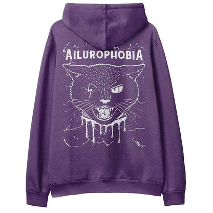 Ailurophobia Premium Cat Hoodie