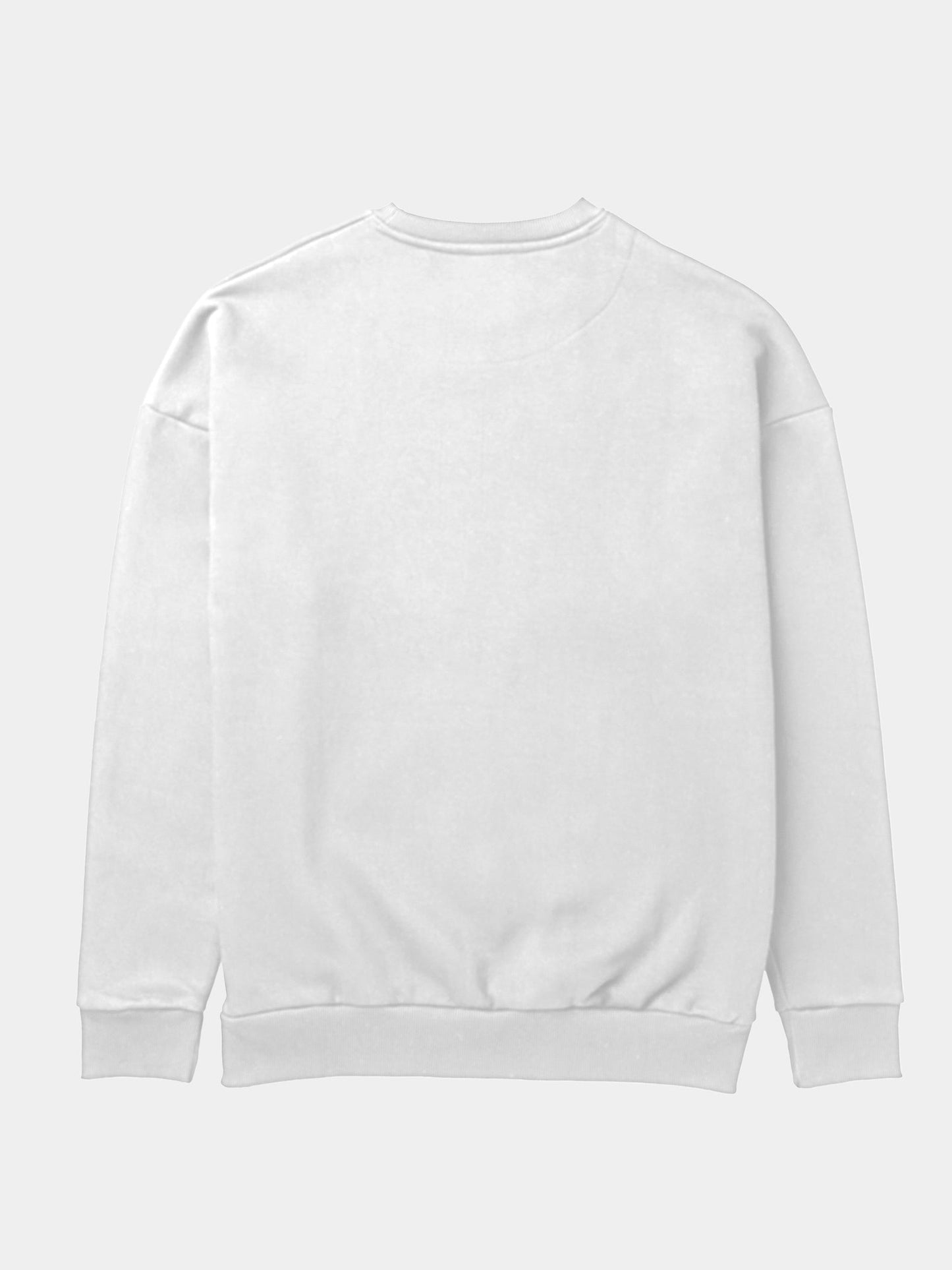 [White / S] Cat Sweatshirt [Unisex] - 400 GSM
