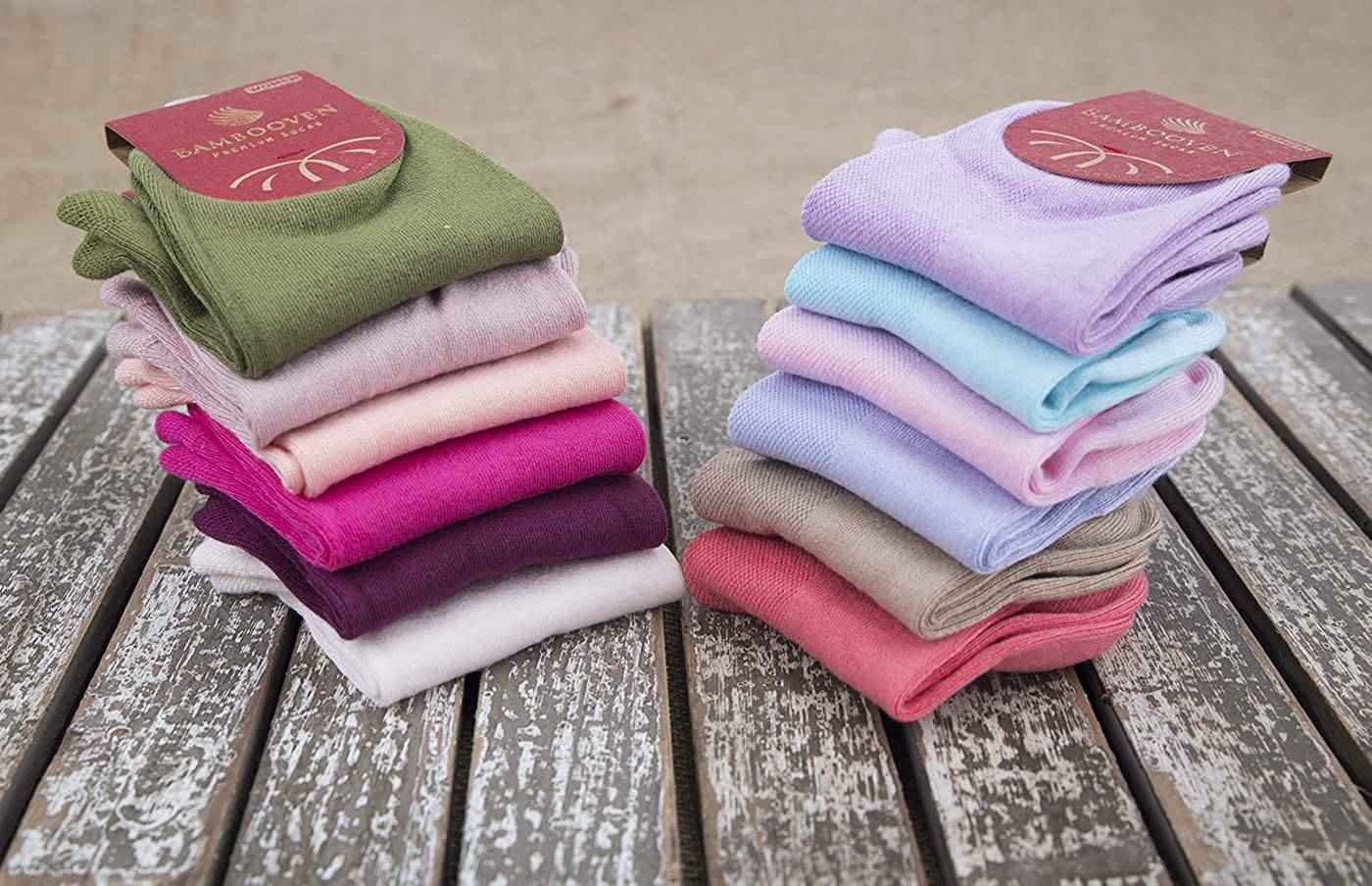 Women’s Bamboo Ankle Socks 6-Pack - 582