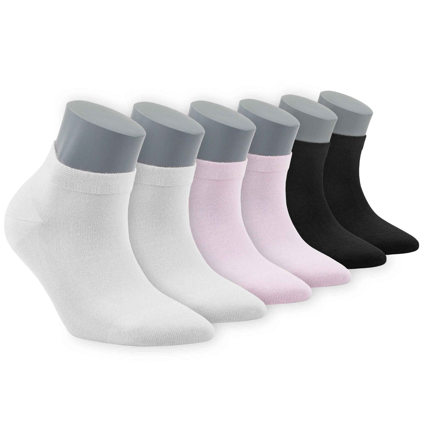 Women’s Bamboo Ankle Socks 6-Pack - 581