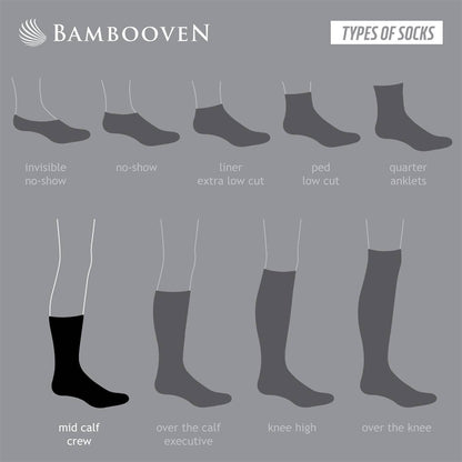 Men’s Bamboo Lightweight Dress & Trouser Socks 3-Pack - 509 - Lolomo!
