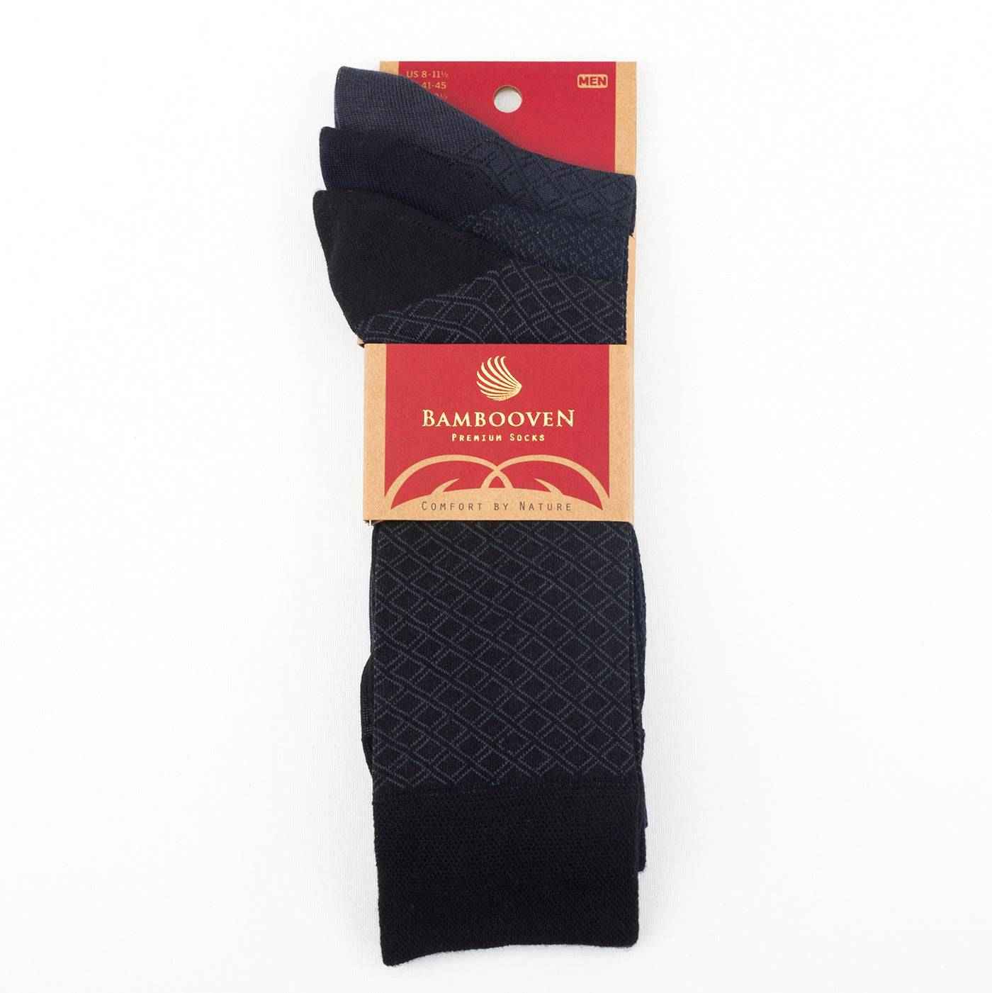 Men’s Bamboo Lightweight Dress & Trouser Socks 3-Pack - 509