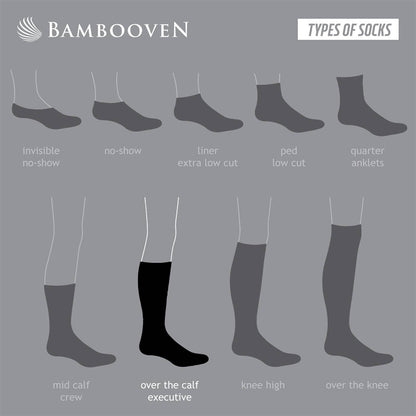 Men’s Bamboo Diabetic Dress & Trouser Socks 6-Pack - 637 - Lolomo!