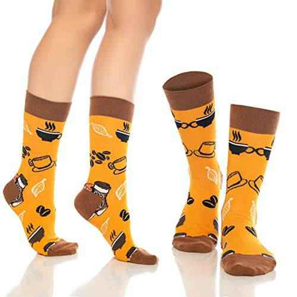 Fun Crew Socks for Men and Women – Colorful Cotton Novelty 6-Pack