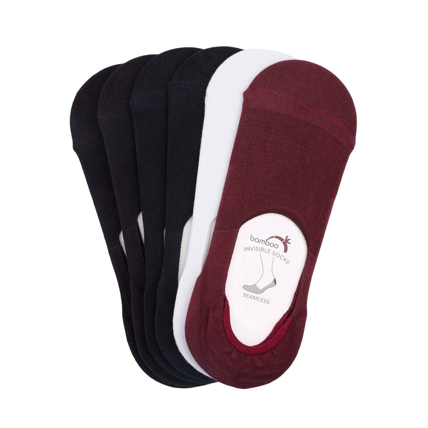 Men’s Bamboo No-Show Socks 6-Pack