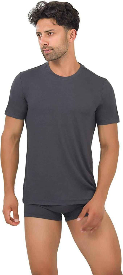 Men's Bamboo Crew Neck Undershirts (3-Pack)
