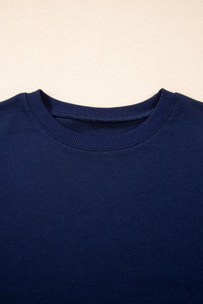 Varsity Stripe Pullover and Mini Skirt Set