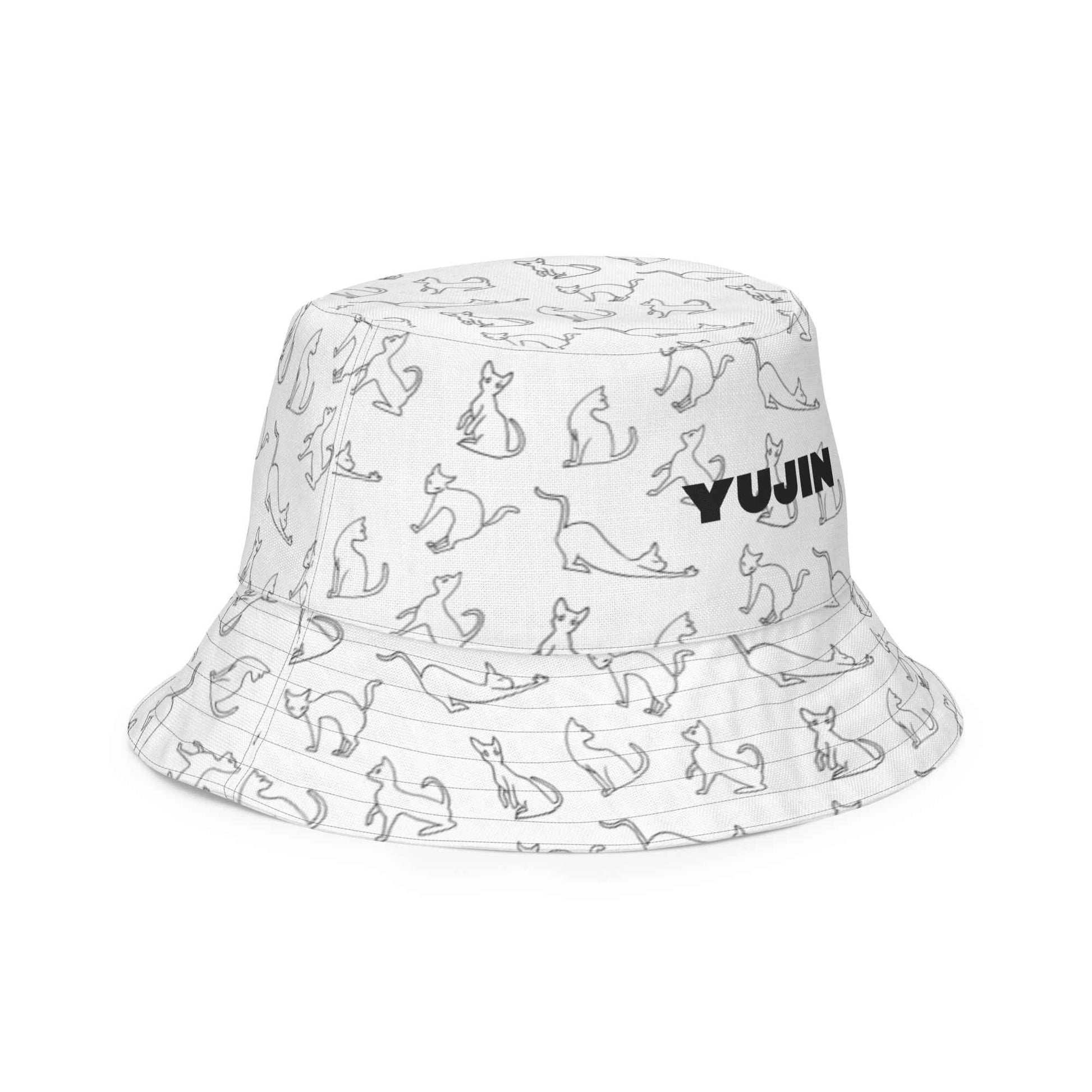Black and White Reversible Bucket Hat