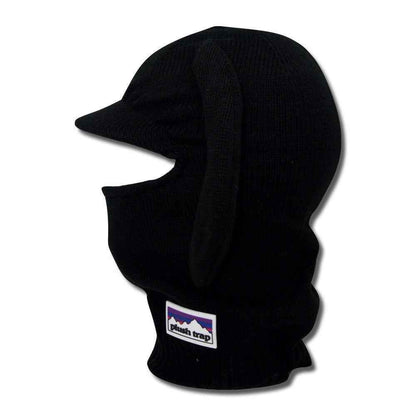 Black Brim 1-Hole Balaclava | Sleek and Functional Winter Accessory