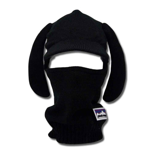Black Brim 1-Hole Balaclava | Sleek and Functional Winter Accessory