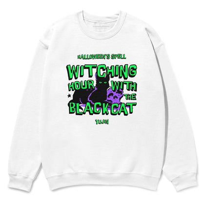 Black Cat Spell Sweatshirt - Lolomo!