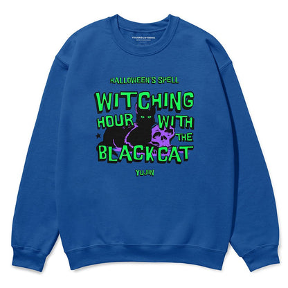 Black Cat Spell Sweatshirt - Lolomo!