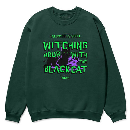 Black Cat Spell Sweatshirt - Lolomo!