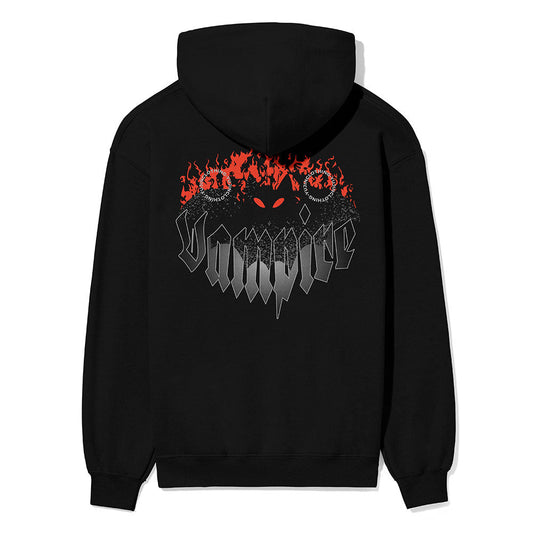Sudadera con capucha de vampiro