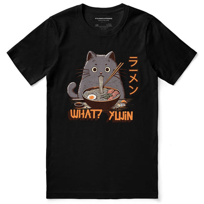 Camiseta de gato ramen