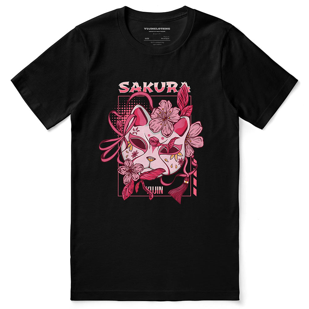 Camiseta del gato Sakura